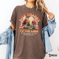 Christian Thanksgiving Shirt Fall Religious Tee Autumn Bible Verse Give Thanks To The Lord Scripture Friendsgiving Graphic Tee – Bold Style · Trending Graphic Apparel