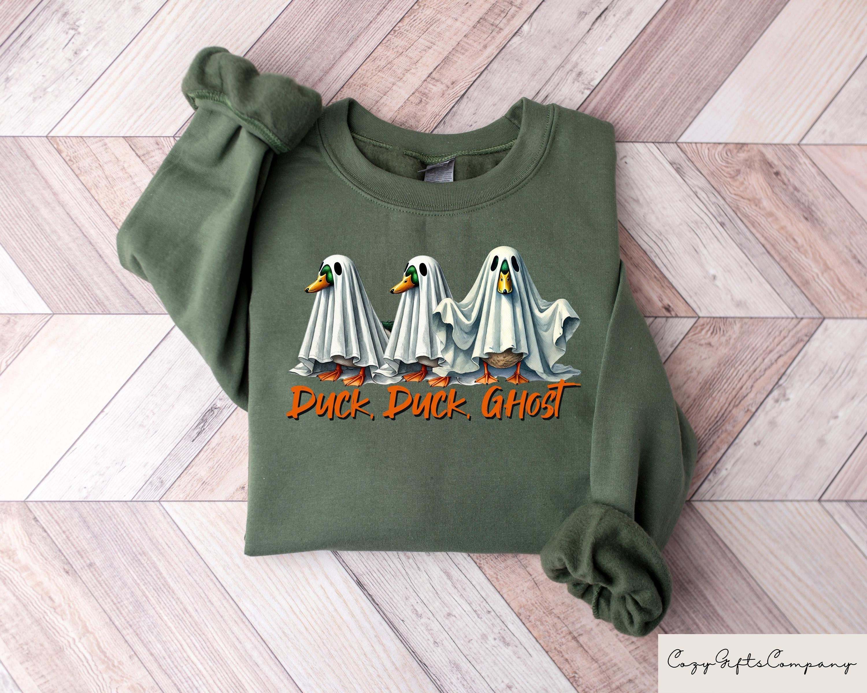 Halloween Ghost Ducks Sweatshirt Ghost Ducks Tshirt Ghost Ducks Shirt Spooky Ducks Halloween Gift Duck Lovers Halloween Shirts Sweatshirt – Feel-Good Design · Must-Have Style