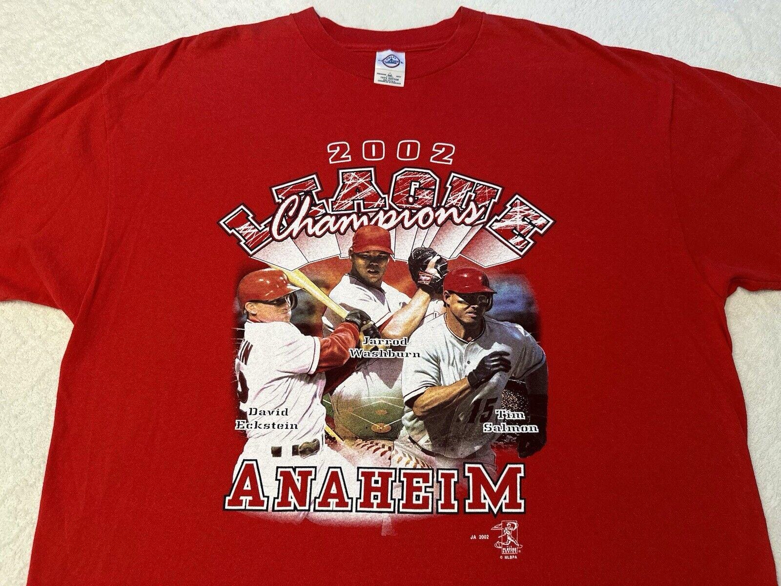 Vintage 2000s Y2K 2002 Anaheim Angels MLB League Champions T Shirt XL XXL New Graphic Tee – Cozy Vibes · Must-Have Style