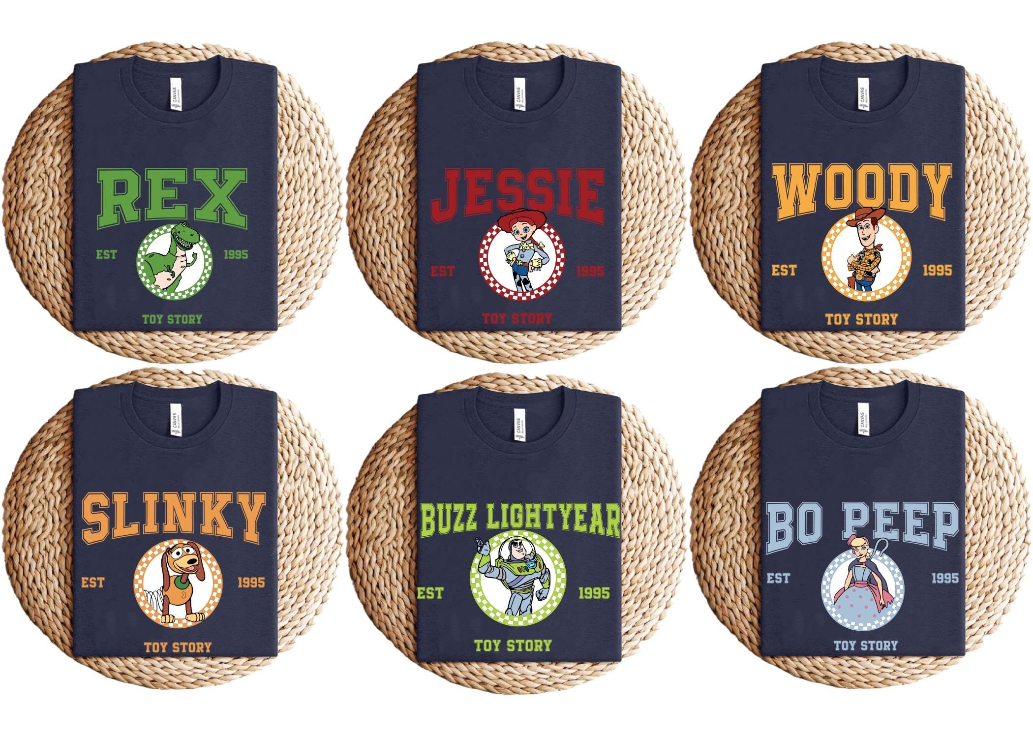 Disney Toy Story Shirt Pixar Day Shirt Disney Woody Jessie Buzz Lightyear Disneyland Family Vacation Shirts Walt Disney World Trip Shirt Graphic Tee – Cozy Vibes · Must-Have Style