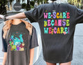 We Scare Because We Care Sweatshirts Monster Inc Shirt Pixar Shirt Monsters Incs Birthday Shirt Mike And Sulley Shirt Kids Disney Tee Sweatshirt – Premium Graphic · Great Gift For Fans