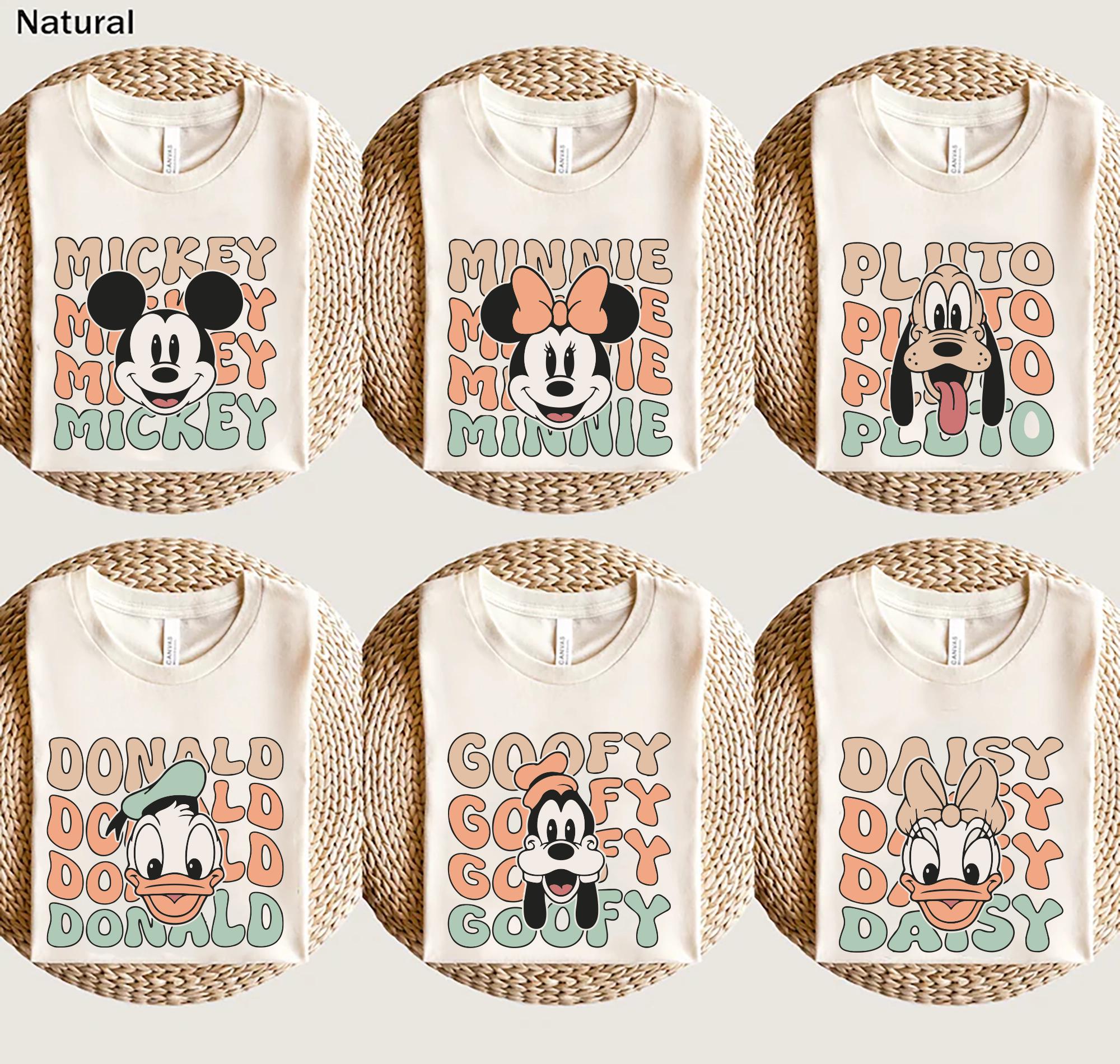 Retro Disneyland Shirt Disney All Characters Shirt Mickey And Friends Shirt Disney Group Shirt Disney Family Shirt Disney Trip Graphic Tee – Premium Graphic · Great Gift For Fans