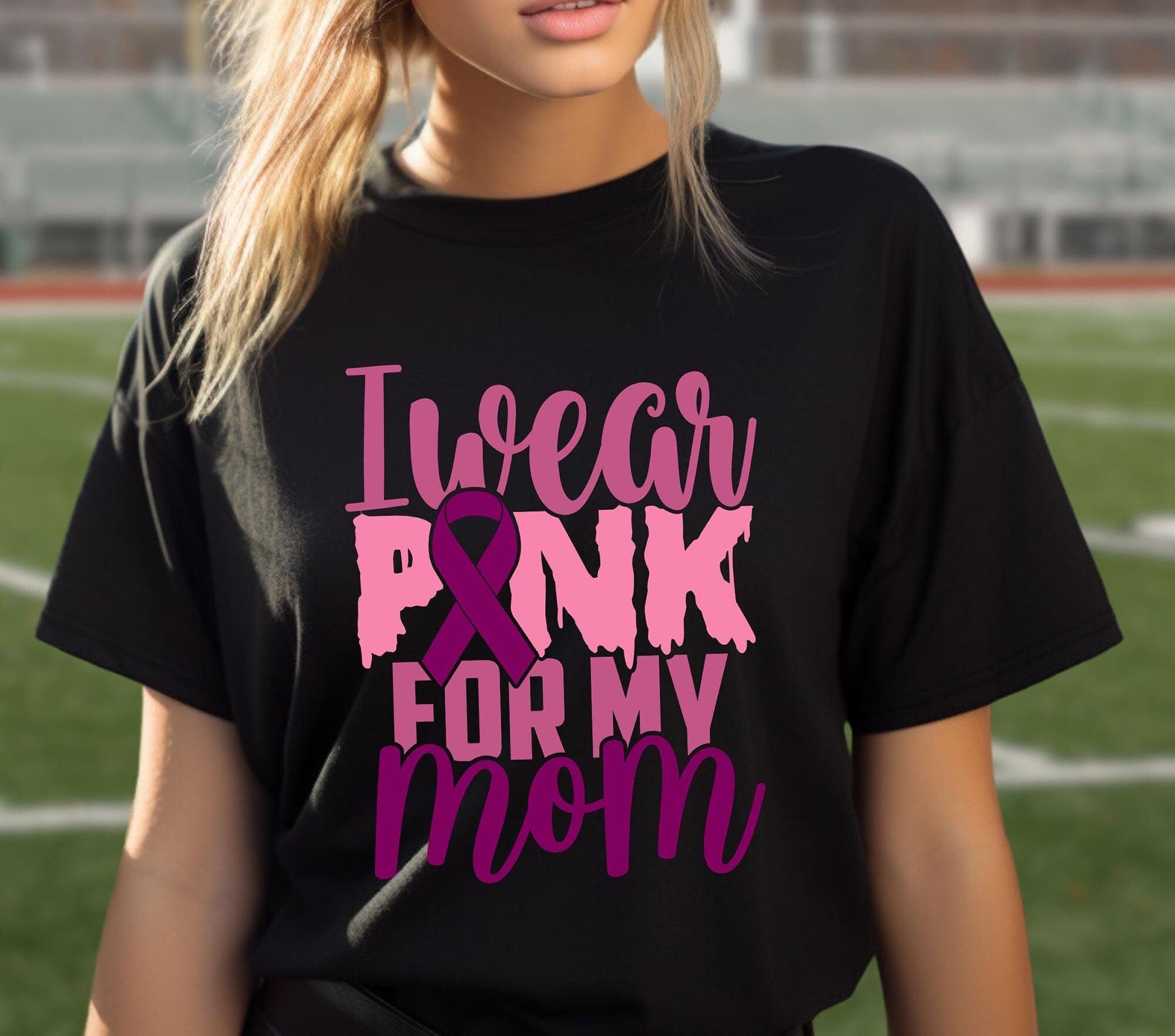 Personalized Breast Cancer Awareness Shirt I Wear Pink Ribbon T shirt for Custom Name Pink Ribbon Support Squad Tshirt Perfect Gift ForWomen Graphic Tee – Fan Favorite · Must-Have Style