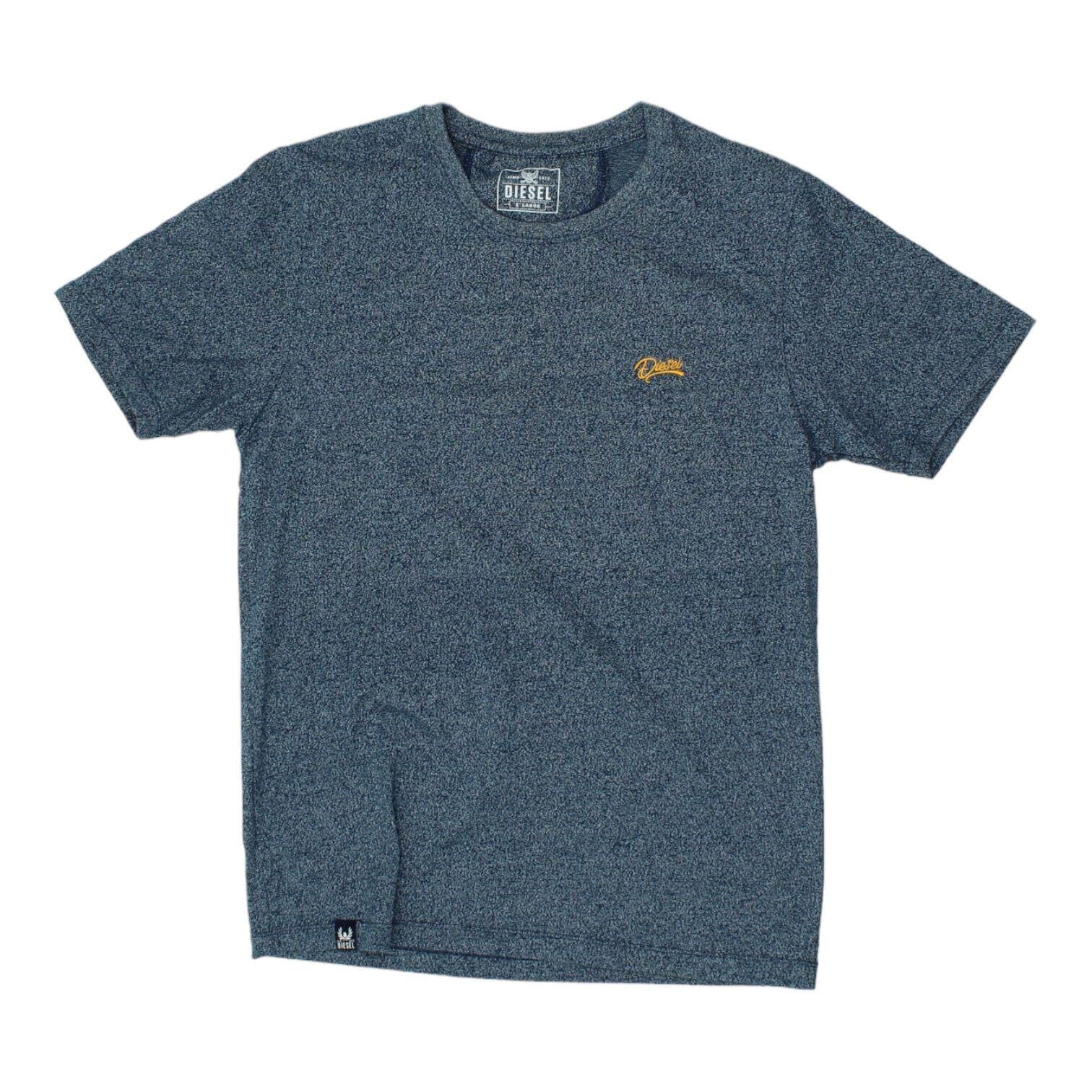Diesel Mens Blue Grey Crew Neck Tshirt Vintage High End Designer VTG Graphic Tee – Soft Feel · Top Pick For Any Outfit