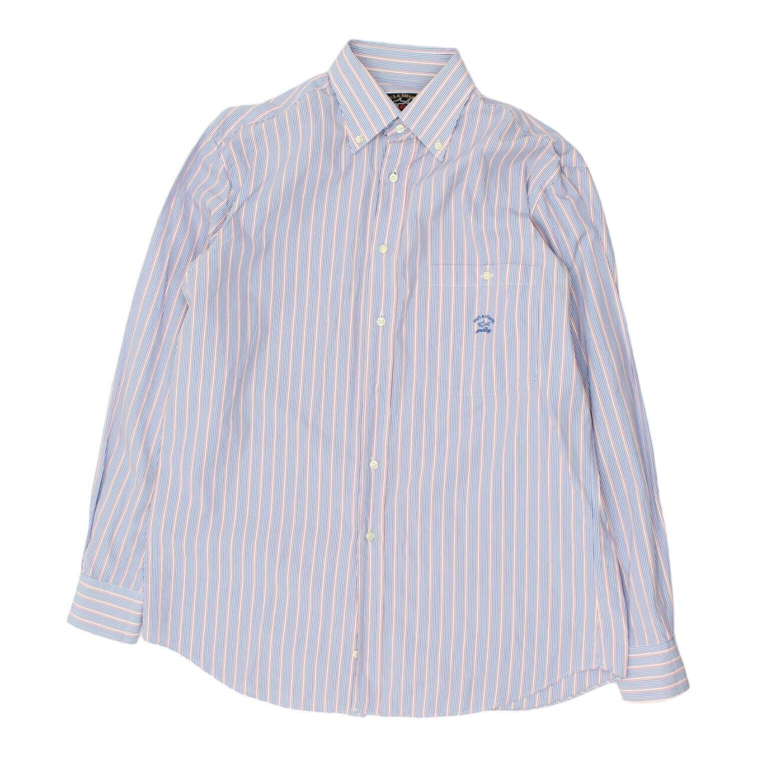 Paul Shark Mens White Striped Button Down Collar Shirt Vintage Designer VTG Graphic Tee – Warm & Stylish · Great Gift For Fans
