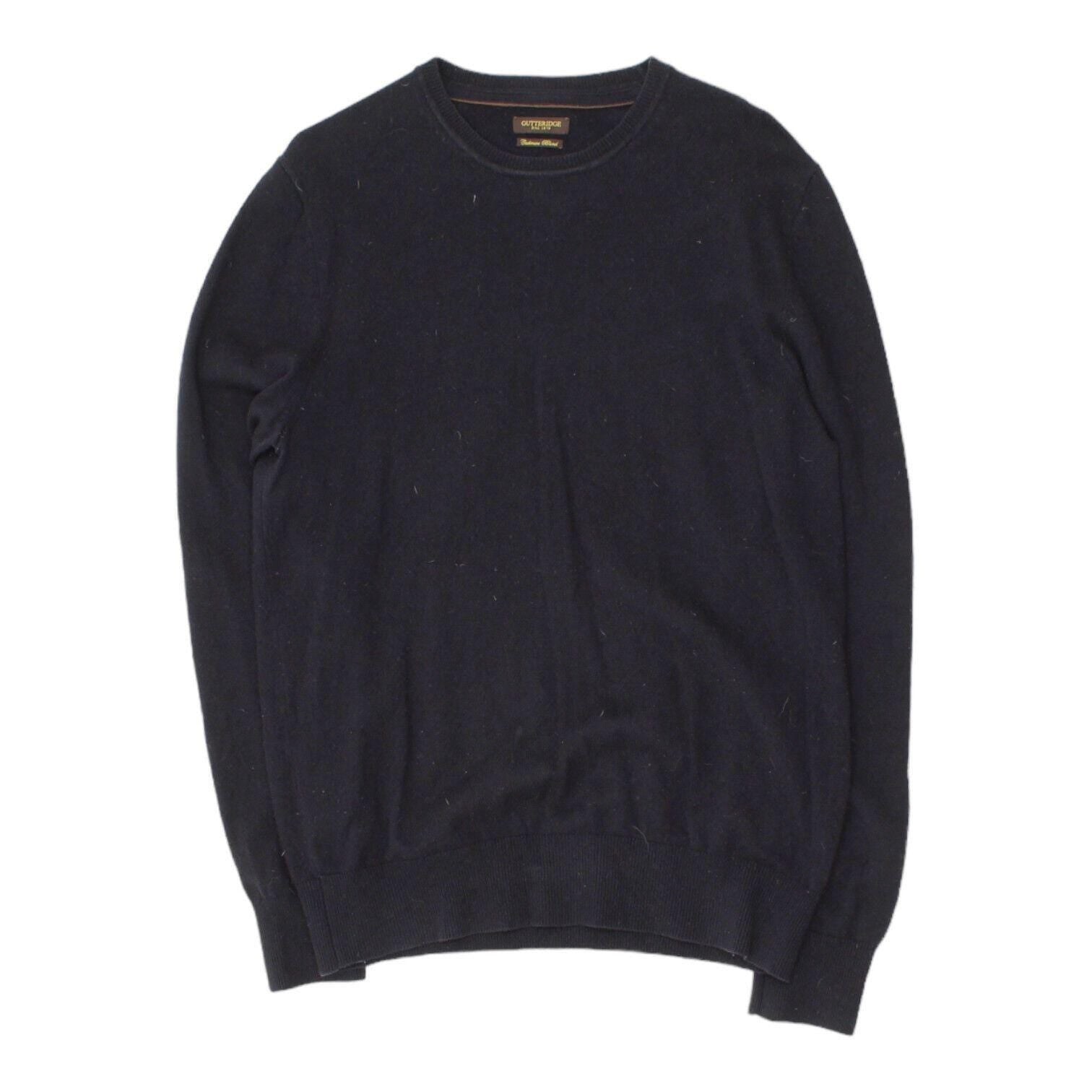 Gutteridge Mens Navy Cashmere Blend Knit Jumper Vintage High End VTG Graphic Tee – Warm & Stylish · Top Pick For Any Outfit