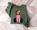 Trump Pink Bubblegum Graphic Sweatshirt Funny Sarcastic President Tee Republican Trump Shirt Republican Gift Anti Kamala Tshirt Sweatshirt – Bold Style · Must-Have Style