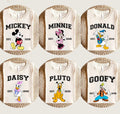 Disney Characters Shirt Custom Mickey Minnie Goofy Donald Tee Perfect for Family Matching Outfits Disney Trip Tshirt Gift for Disney Lover Graphic Tee – Bold Style · Top Pick For Any Outfit