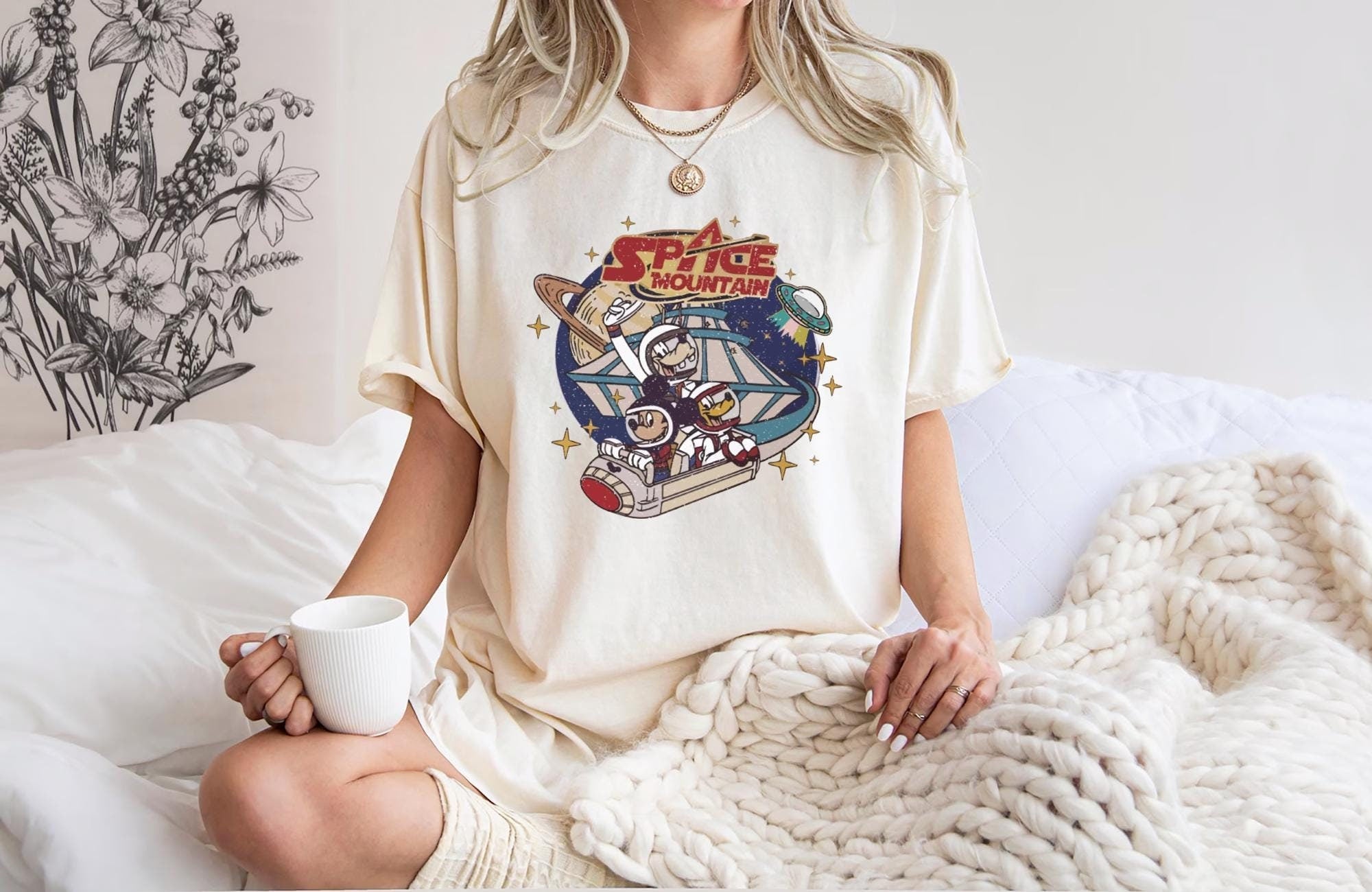 Space Mountain Shirt Magic Kingdom Shirt Mouse And Friends Space Shirt Disney Shirt Vintage Disney Shirt Vintage Space Mountain Shirt Graphic Tee – Easygoing Wear · Perfect For Daily Wear