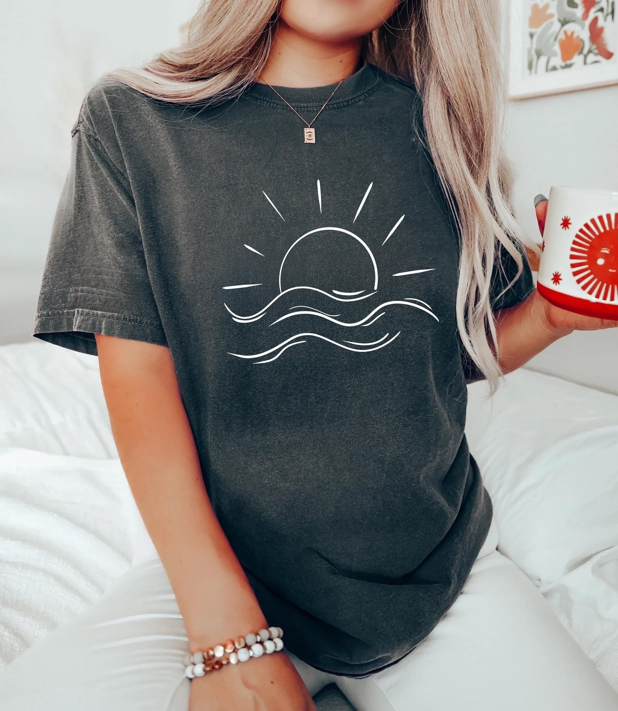 Sun T Shirt Sunshine Tee Shirt Summer Shirt Beach Shirt Summer Positive Vibes Shirt Gift for Her Shirts for Women Graphic Tee – Everyday Comfort · Perfect For Daily Wear