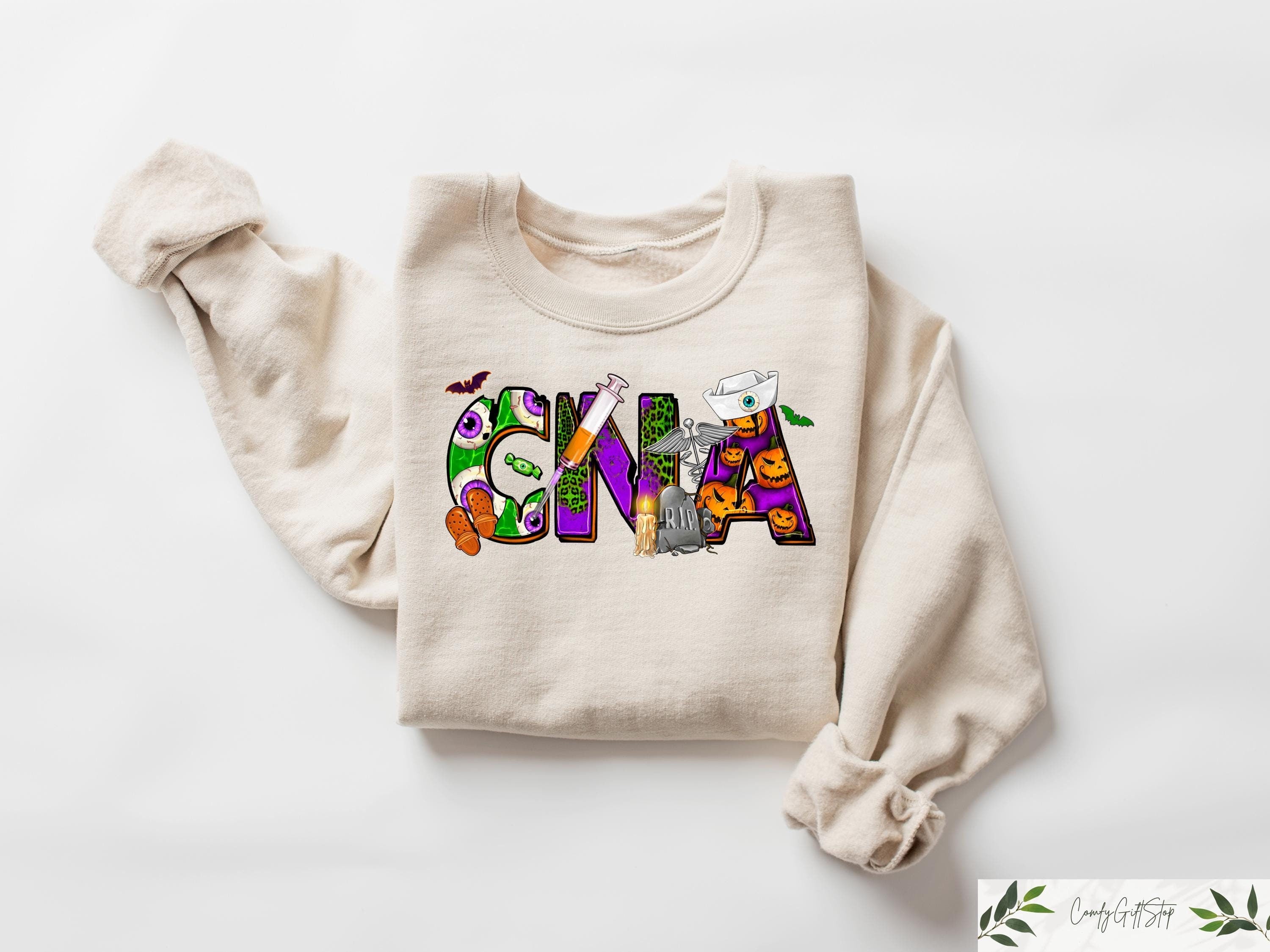 Halloween Shirts CNA Nurse TShirt CNA Halloween CNA Halloween Halloween Shirts Hallowe Gift For Nurse Halloween Shirt For Nurse Graphic Tee – Bold Style · High-Quality Print