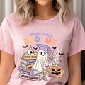 Retro Read More Books Spooky Teacher Shirt Cute Spooky Teacher Shirt Teacher Fall Shirt Teacher Halloween Shirt Graphic Tee – Soft Feel · High-Quality Print