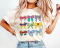 Disney Princess Cute Ribbons And Bows Pastel Colors Logo T Shirt Disney Princess Coquette Bow ShirtPrincess Bow ShirtDisneyland Girly Tee Graphic Tee – Soft Feel · High-Quality Print