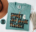 2nd Grade Teacher Spooky Halloween Shirt Gifts Comfort Colors Tshirt Crewneck Tee Crew Neck Men Women Graphic Tee – Feel-Good Design · Top Pick For Any Outfit
