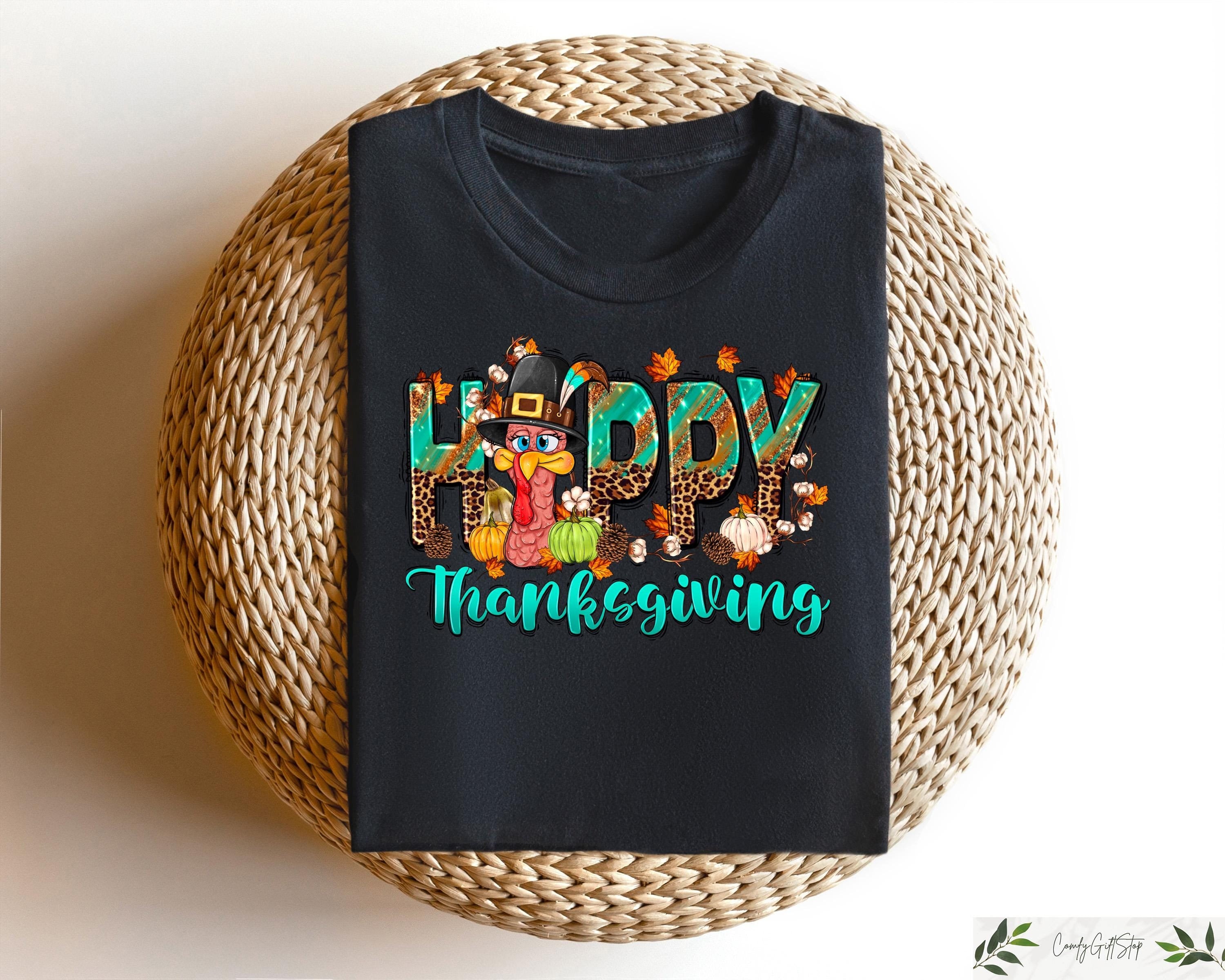 Happy Thanksgiving Shirt Family Thanksgiving Turkey Gifts Pumpkin Season Shirt Thanksgiving Sweatshirt Thanksgiving Pumpkin Crewneck Sweatshirt – Soft Feel · Top Pick For Any Outfit