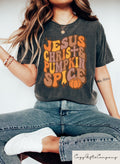 Pumpkin Spice Jesus Christ Sweater Pumpkin Spice Tshirt Fall Christian Hoodie Autumn Sweatshirt Bible Verse Fall Tee Thanksgiving Gift Hoodie – Soft Feel · Perfect For Daily Wear