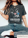 Mind Your Own Damn Business Kamala Harris Shirt Tim Walz President 2024 Election Tee Tim Walz Kamala Harris Candidacy Democrat Party Gift Graphic Tee – Everyday Comfort · Trending Graphic Apparel