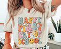 Happy First Day of School Shirt Gift for Teachers Kindergarten Teacher Teacher Appreciation Back to School Shirt Graphic Tee – Warm & Stylish · Great Gift For Fans