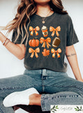 Fall Coquette Bow Sweatshirt Pumpkin Coquette Sweater Cute Autumn Shirt Fall Graphic Hoodie Thanksgiving Gift Football Season Tshirt Hoodie – Easygoing Wear · Must-Have Style