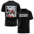 Rotterdam Records T Shirt Euromasters Classic Dutch Gabber Techno Graphic Tee – Easygoing Wear · High-Quality Print