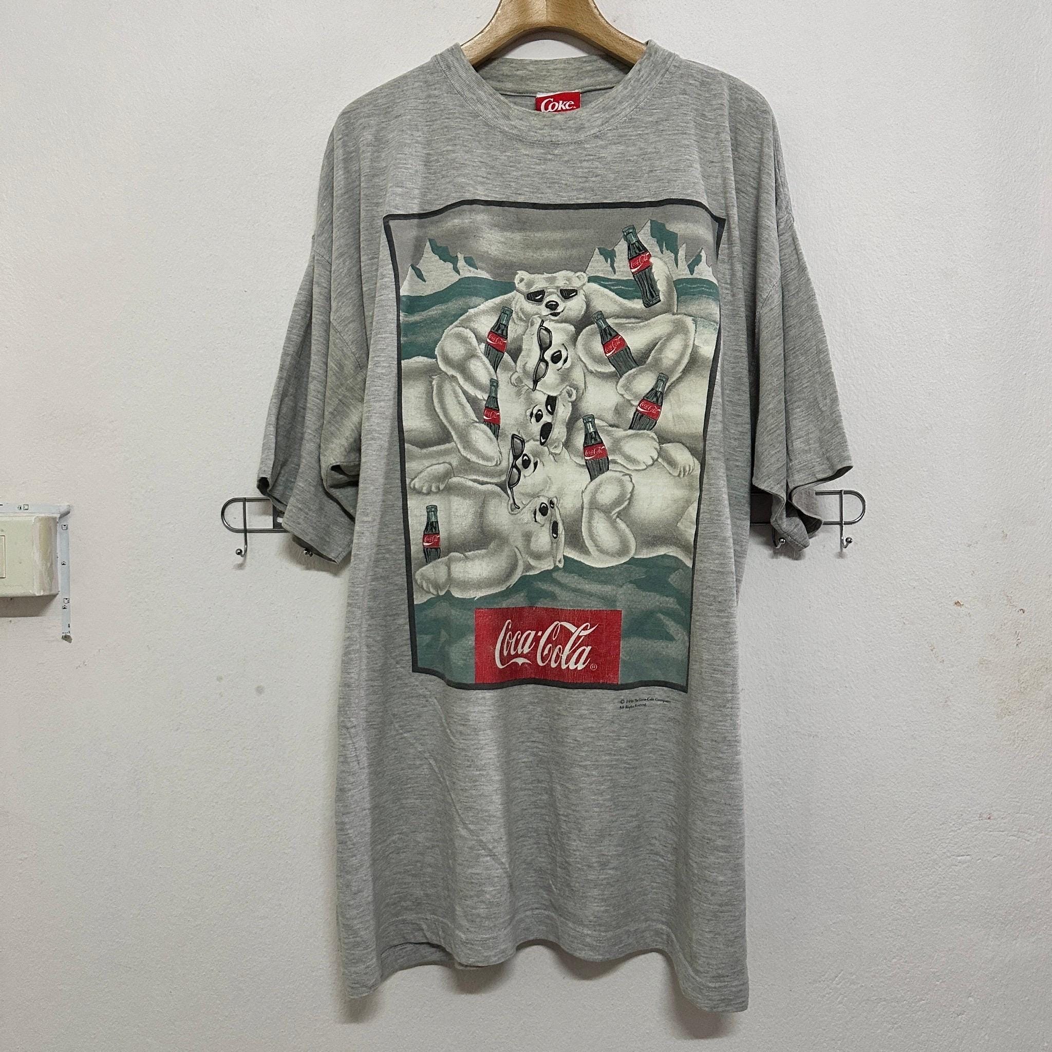 Vintage Cola Cola Polar bears T Shirt Graphic Tee – Bold Style · Great Gift For Fans