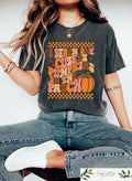 Floral Pumpkin Teacher Shirt Boho Fall Pumpkin Teacher Tshirt Retro Halloween Teacher Shirts I Teach The Cutest Pumpkins Halloween Gifts Graphic Tee – Soft Feel · Great Gift For Fans