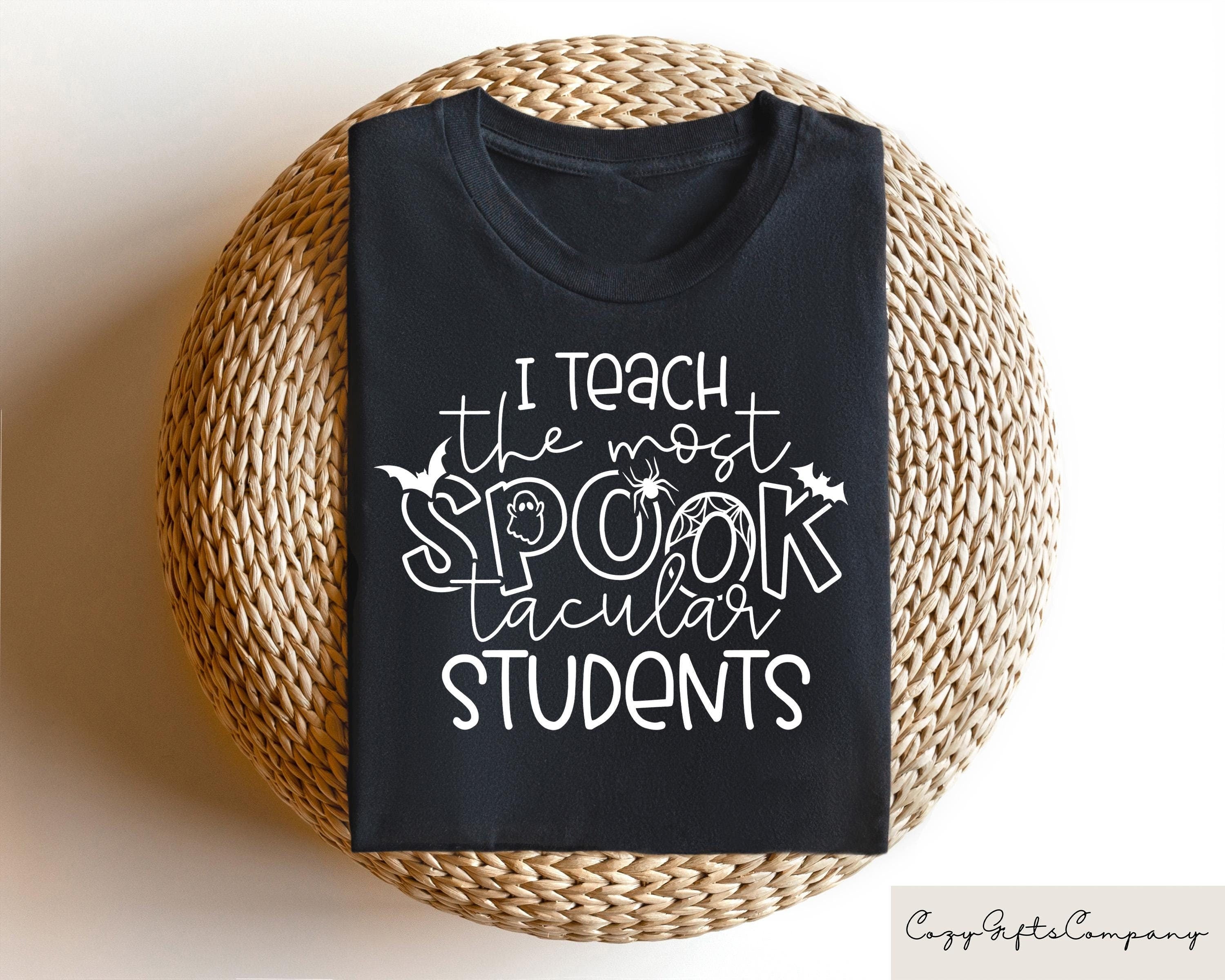 Halloween Teacher Shirt I Teach The Most Spooktacular Students Halloween Gift Halloween Shirts for Teachers Holiday Gift For Teacher Graphic Tee – Fan Favorite · Top Pick For Any Outfit