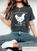 Mom Chicken Shirt Crazy Chicken Lady Shirt Chicken Lover Sweatshirt Farmer Girl Sweatshirt Funny Chicken Shirt Hens Mom Shirt Mom Gift Sweatshirt – Soft Feel · Great Gift For Fans