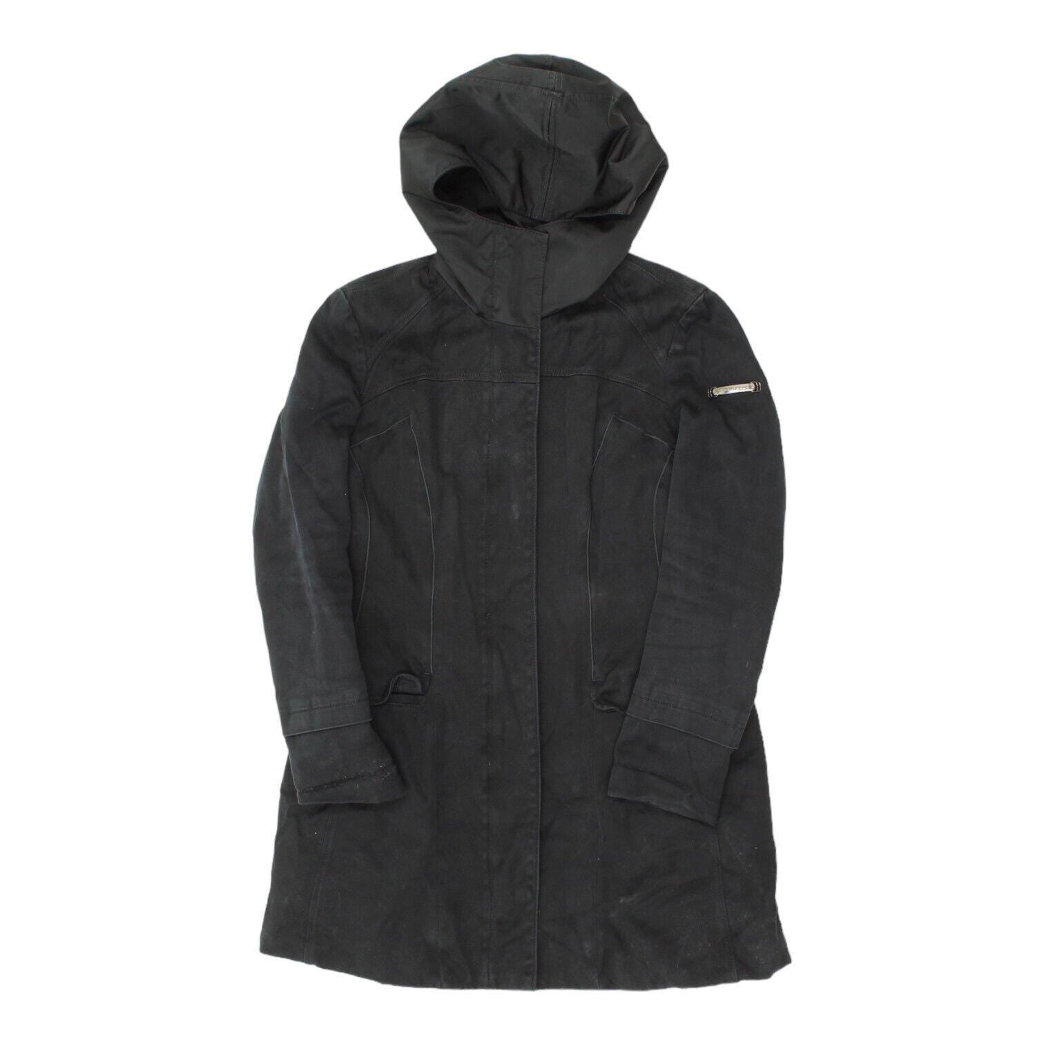 Peuterey Womens Black Hooded Quilted Mid Length Coat Vintage Designer Jacket Graphic Tee – Everyday Comfort · Must-Have Style