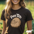 Purr Tato Cat Unisex T Shirt Cute Lazy Cat Potato Design Perfect Funny Gift for Cat Lovers Graphic Tee – Warm & Stylish · Top Pick For Any Outfit