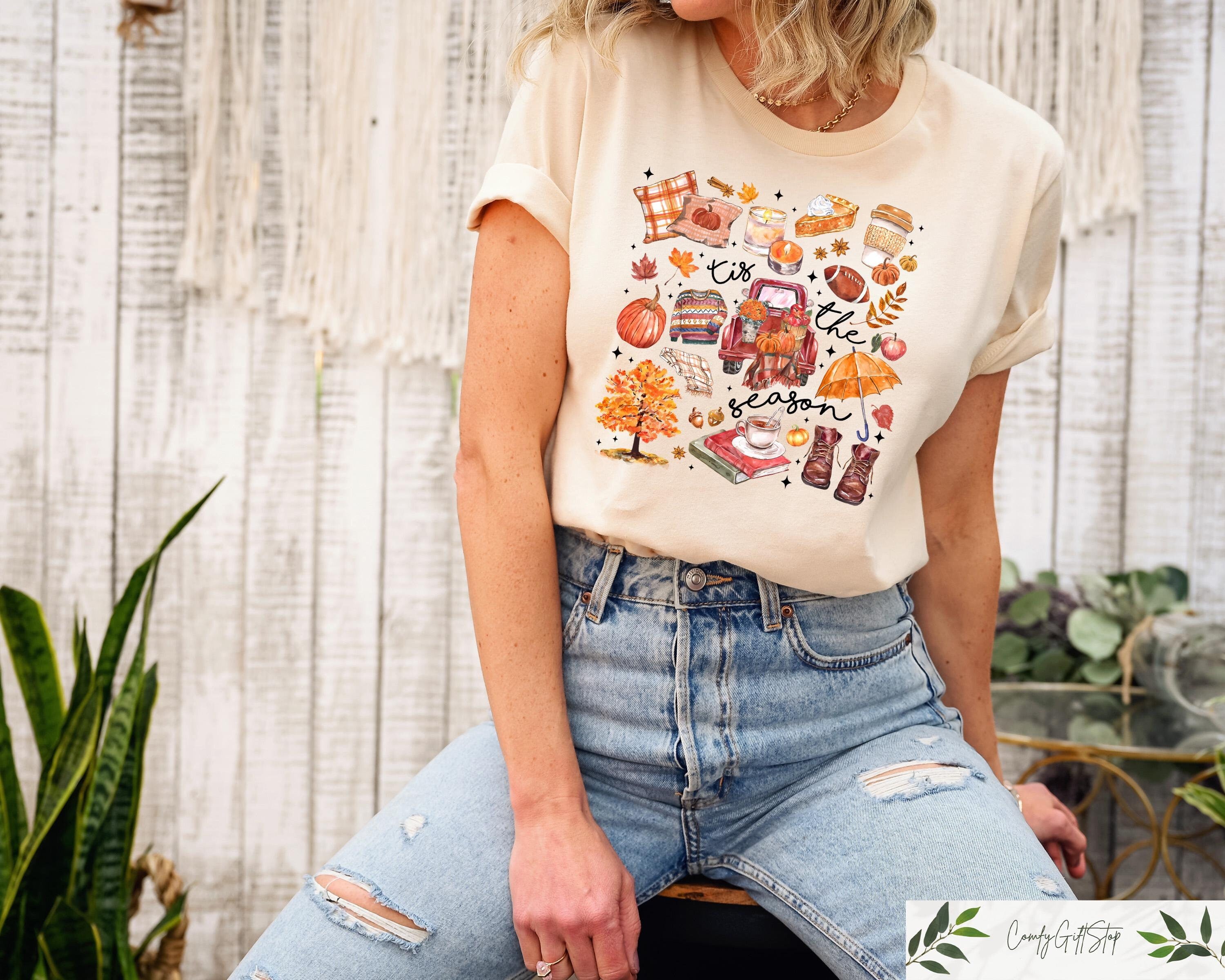 Retro Comfort Fall Shirt Tis The Season Sweatshirt Fall Football Shirt Women39s Fall Shirt Fall Harvest Season Tshirt Autumn Doodle Tee Sweatshirt – Fan Favorite · Perfect For Daily Wear