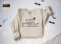 Flight Attendant Halloween Ghost Cat Sweatshirt Gifts for Her Funny Sweater Shirt Cozy Comfy Unique Sweatshirt – Premium Graphic · Perfect For Daily Wear