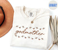 Godmother Christmas Shirt Godmother Shirt Gifts Holly Shirt Comfort Colors Tshirt Crewneck Tee Women Graphic Tee – Warm & Stylish · Must-Have Style