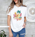 Hawaii Vacation T Shirt Tropical Palm Tree Beach Design Perfect Summer Holiday Tee Fun Graphic Sun and Waves Print Graphic Tee – Cozy Vibes · Top Pick For Any Outfit