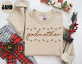 Godmother Christmas Sweatshirt Godmother Sweatshirt Gifts for Women Jumper Shirt Crewneck Long Sleeve Cozy Sweatshirt – Bold Style · Top Pick For Any Outfit
