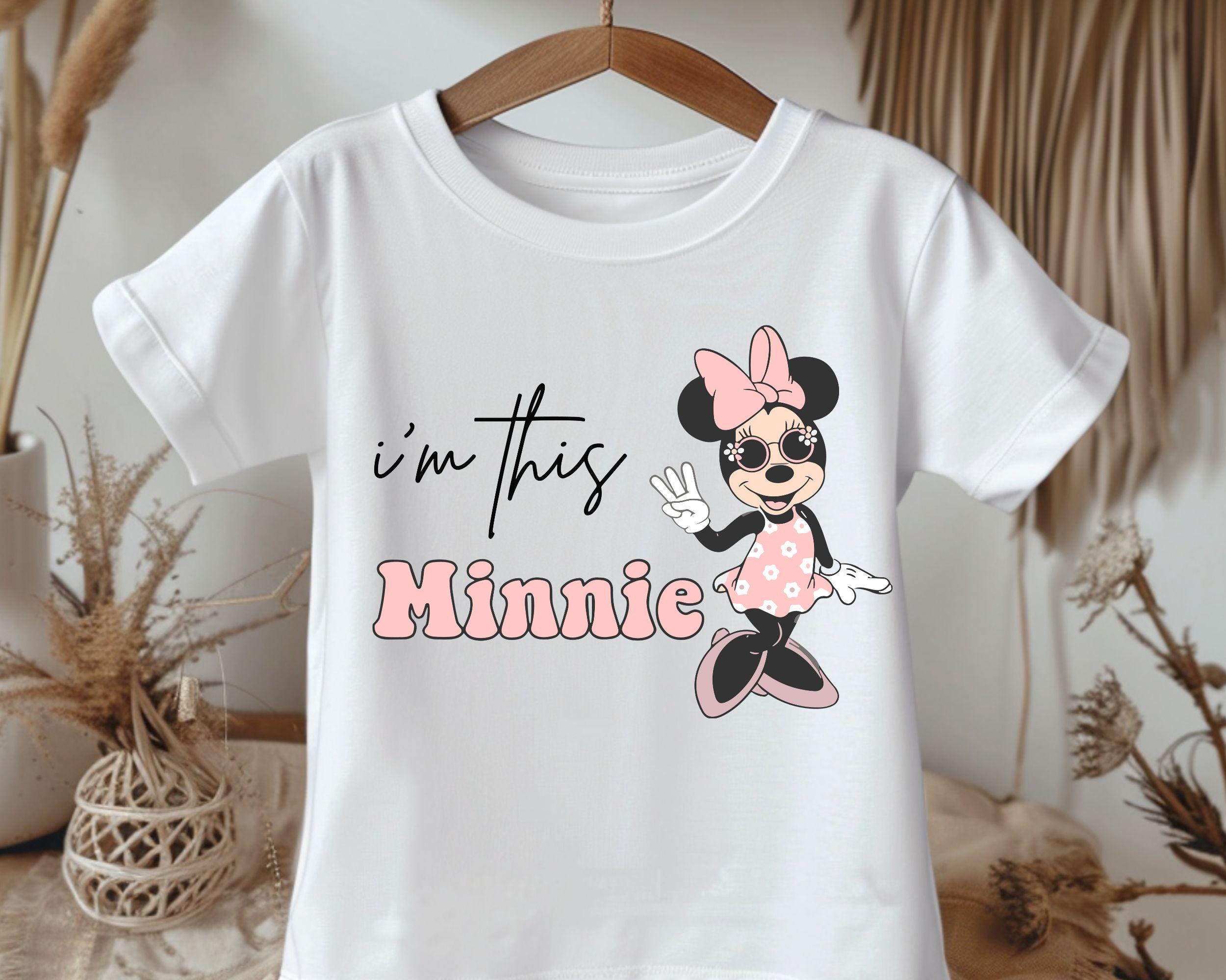 Im This Minnie Birthday Shirt Disney Birthday Party 3rd Birthday Gift Disneyland Birthday Trip Birthday Princess 3rd Birthday Shirt Graphic Tee – Fan Favorite · Top Pick For Any Outfit