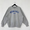 Vintage Seton Hall University Sweatshirt Seton Hall Crewneck Seton Hall Sweater Pullover Seton Hall Pirates Print Logo Grey Large Sweatshirt – Bold Style · Must-Have Style