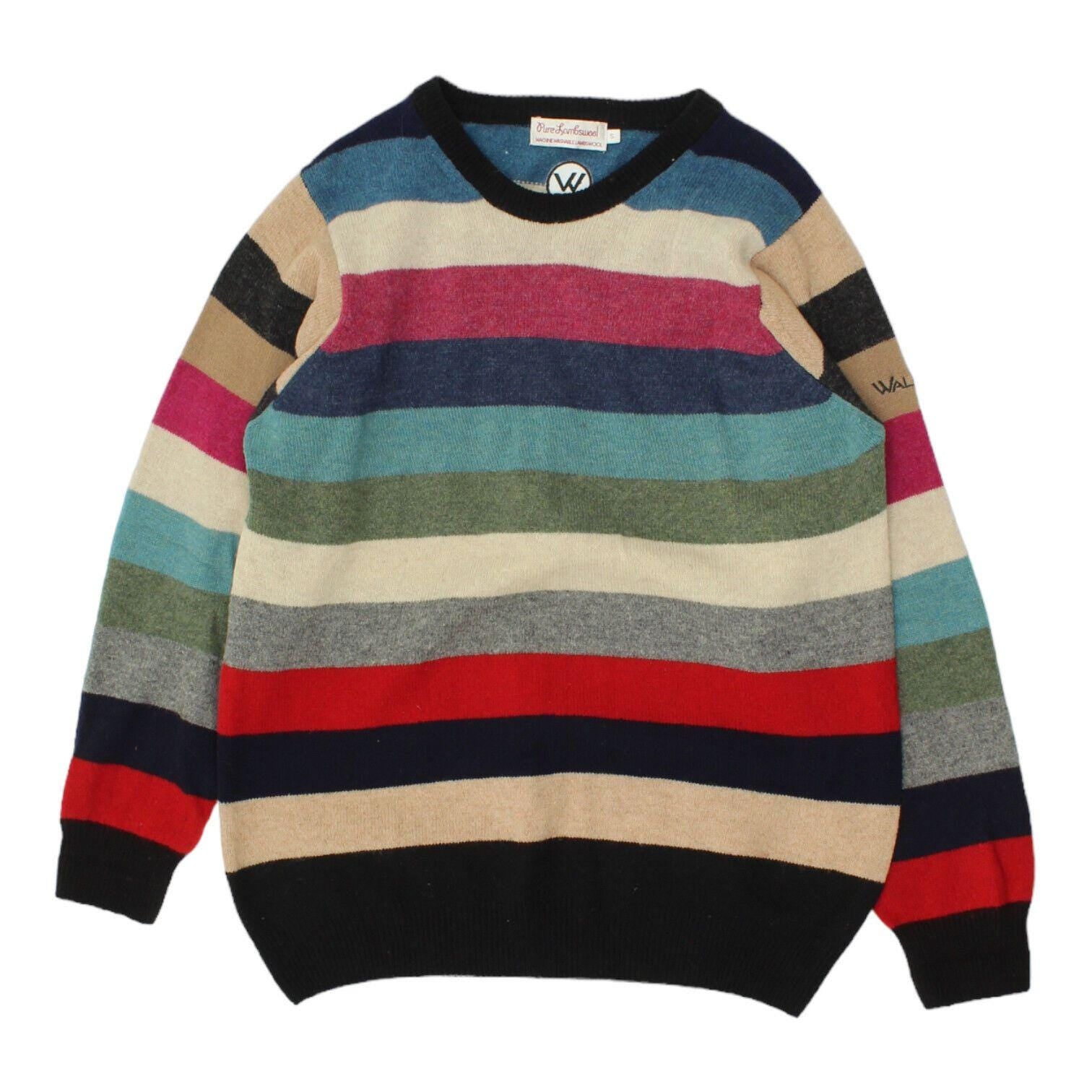 Walrus Golf Mens Multicoloured Striped Wool Jumper Vintage Designer Sweater Graphic Tee – Warm & Stylish · Must-Have Style