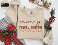 Funeral Director Christmas Sweatshirt Gifts Funny Jumper Shirt Funny Christmas Crewneck Long Sleeve Cozy Sweatshirt – Warm & Stylish · Must-Have Style