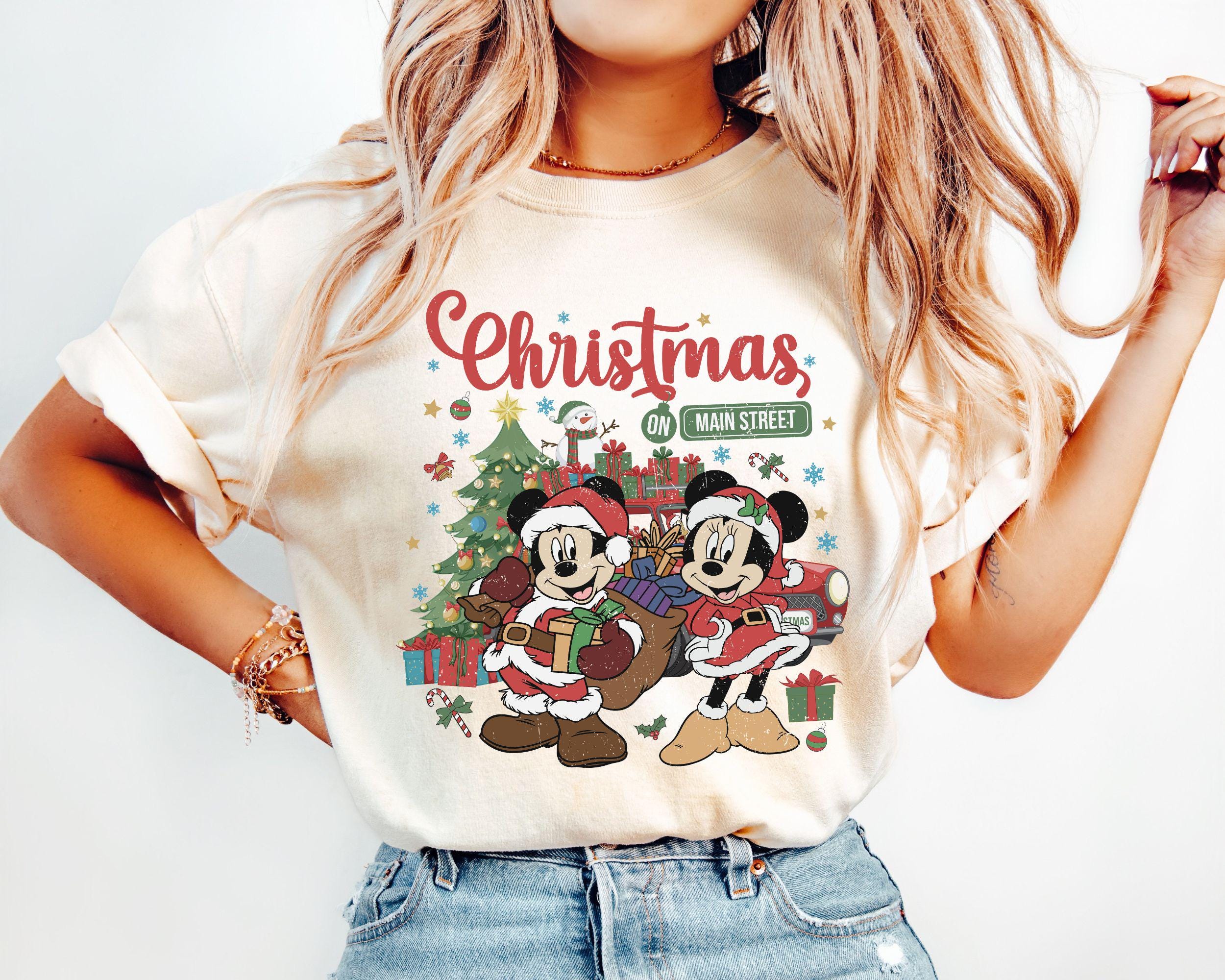 Vintage Mickey Minnie Disney Christmas On Main Street Sweatshirt Retro Disney Christmas Shirt Mickey39s Very Merry Christmas Party 2024 Tee Sweatshirt – Easygoing Wear · Top Pick For Any Outfit
