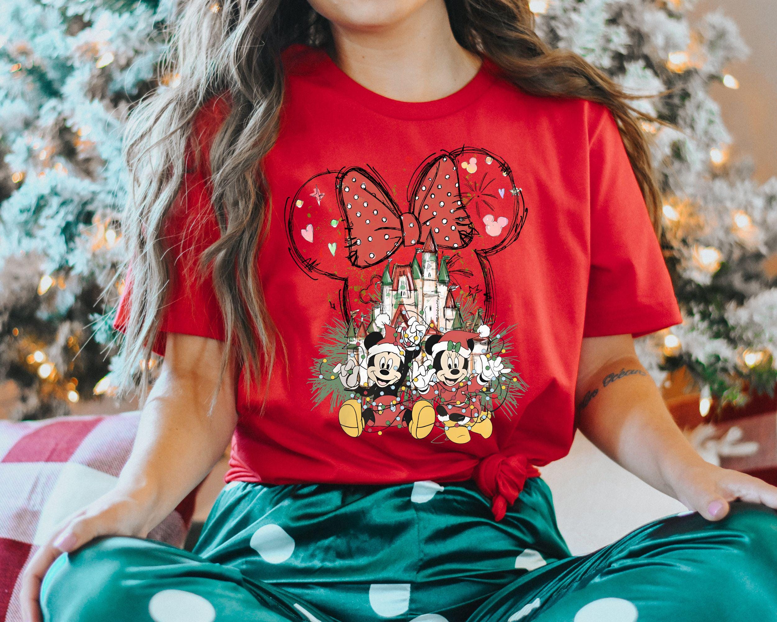 2024 Mickey39s Very Merry Christmas Party Sweatshirt Disney Christmas Family Shirt Magic Kingdom Christmas Gift Minnie Christmas Shirt Sweatshirt – Premium Graphic · High-Quality Print