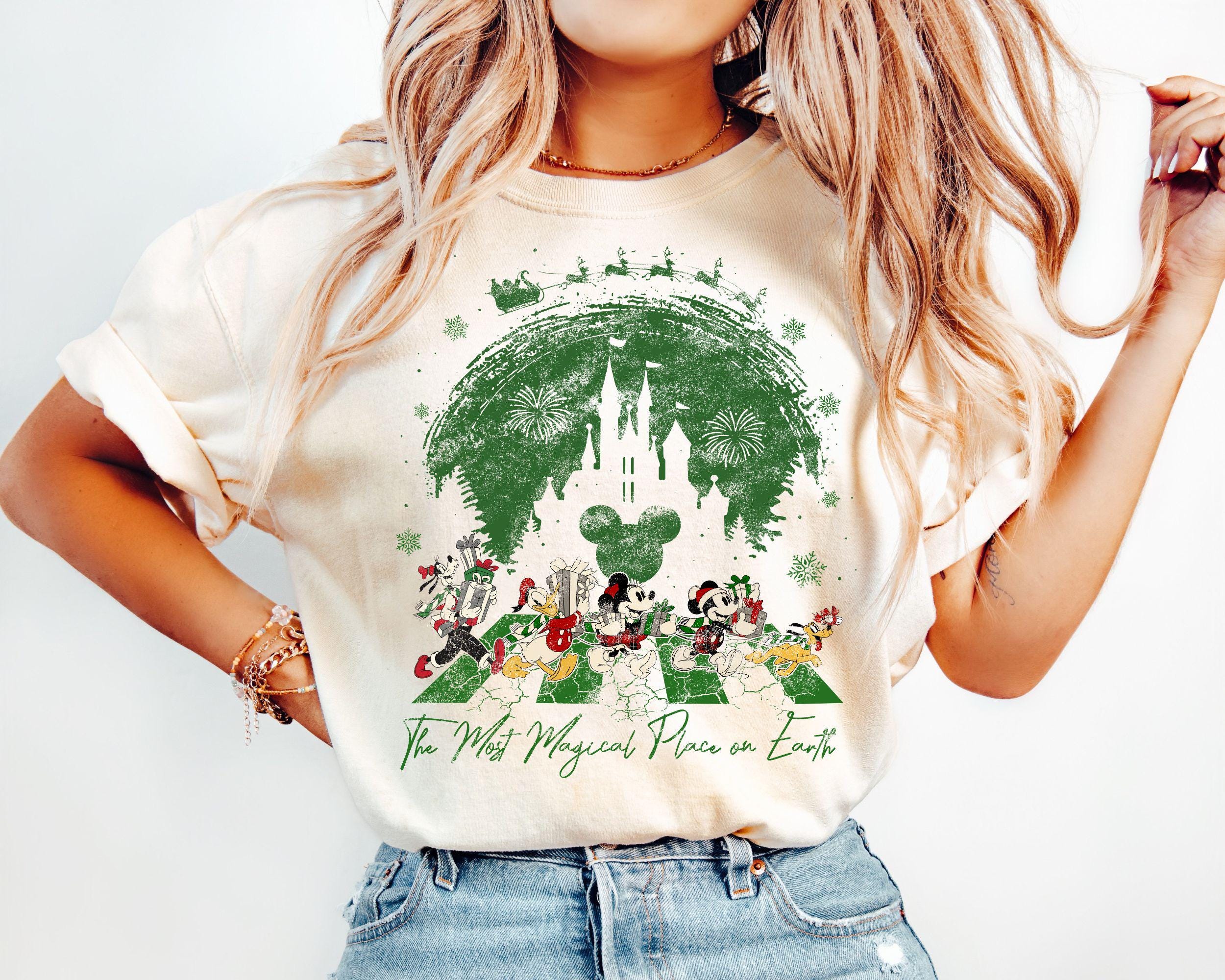 Retro Disney 2024 Christmas Shirts Mickey39s Very Merry Christmas Party Shirt Disney Christmas Holiday Shirt Magic Kingdom Christmas Shirt Graphic Tee – Aesthetic Look · Top Pick For Any Outfit