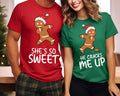 Christmas Gingerbread Sweatshirts Christmas Couple Shirts Christmas Love Shirt Holiday Matching Shirt Matching Christmas Party Shirt Sweatshirt – Cozy Vibes · Perfect For Daily Wear