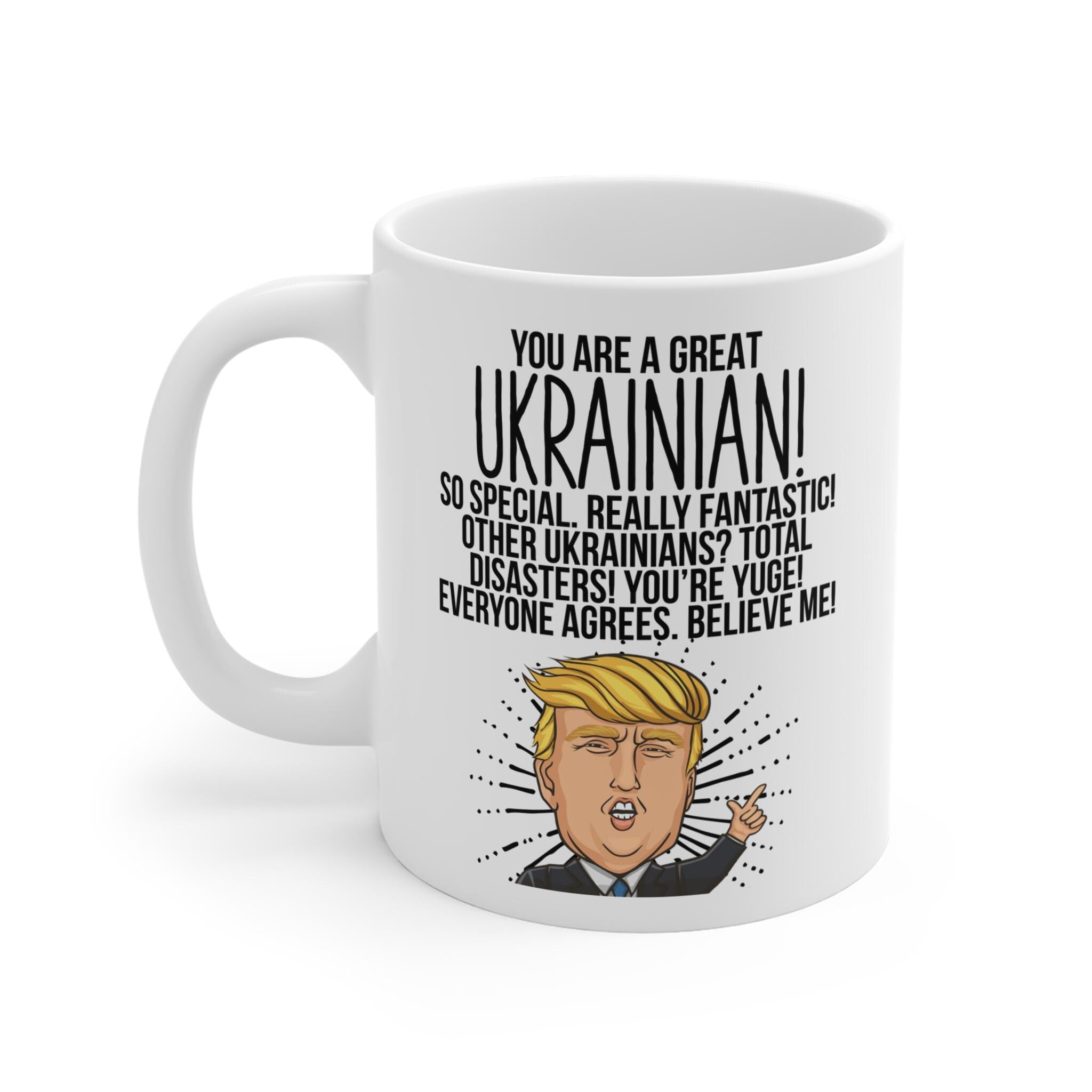 UKRAINIAN COFFEE MUG Funny Ukraine Pride Gift Ukrainian Dad Tumbler Best Friend Cup Graphic Tee – Bold Style · High-Quality Print