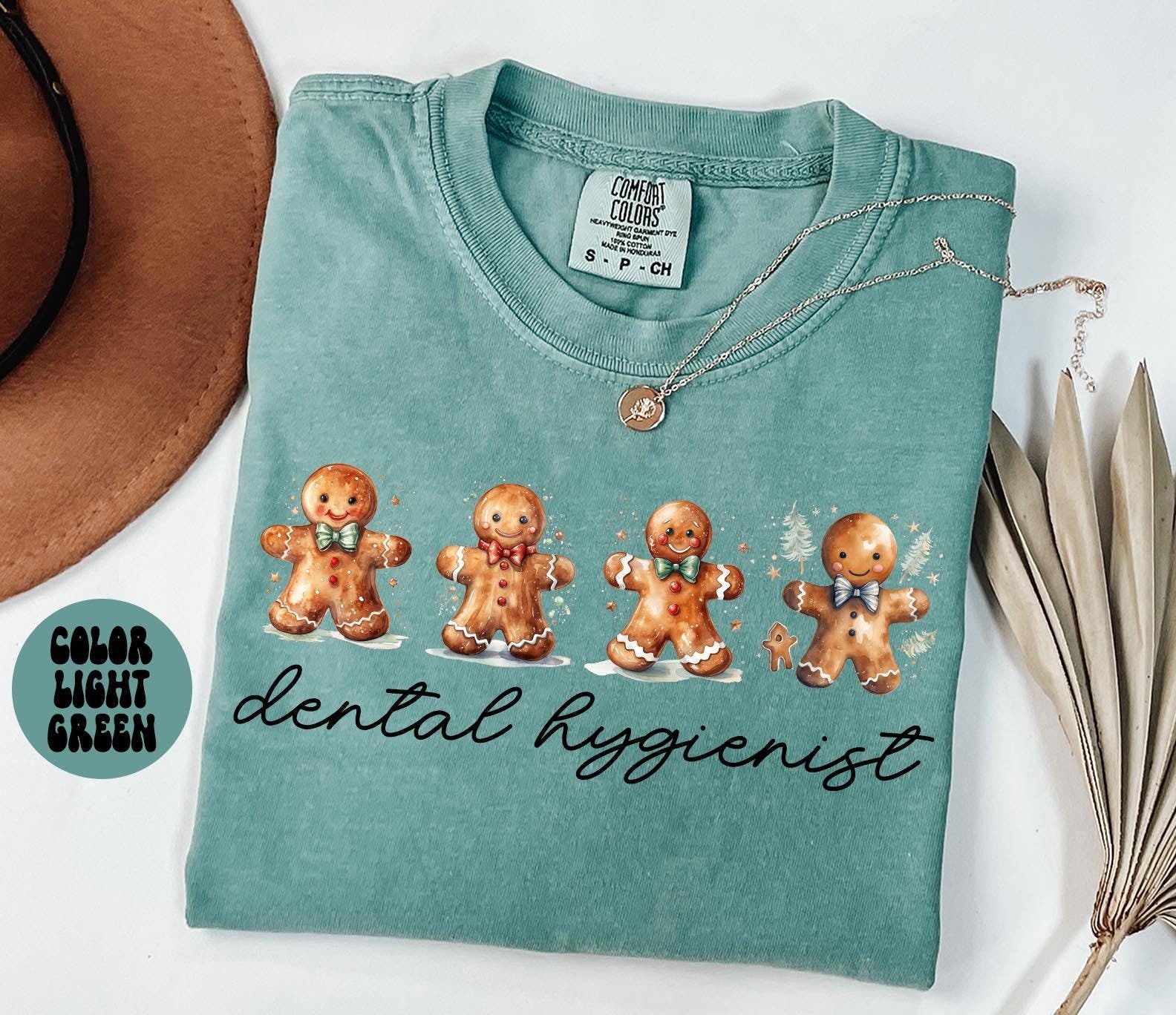Dental Hygienist Shirt Christmas Shirt Gifts Gingerbread Man Shirt Comfort Colors Tshirt Crewneck Tee Crew Neck Men Women Graphic Tee – Warm & Stylish · Must-Have Style