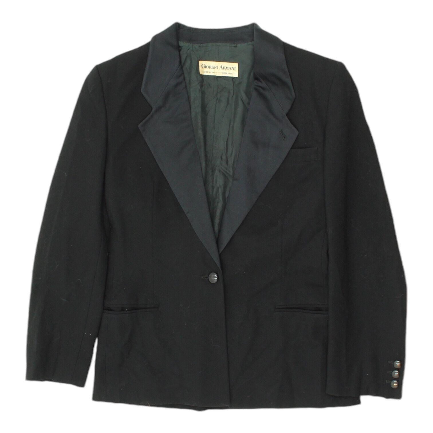 Giorgio Armani Womens Black Dinner Jacket Vintage Designer Suit Blazer VTG Graphic Tee – Feel-Good Design · Trending Graphic Apparel
