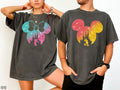Mickey and Minnie Glitter Effect Castle Shirts Custom Disney Vacation Shirt Sparkly Disney Tee for Family Matching Disney Trip Shirt Gift Graphic Tee – Bold Style · Great Gift For Fans