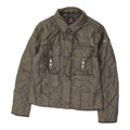 Peuterey Mens Brown Quilted Utility Jacket Vintage High End Designer Coat VTG Graphic Tee – Bold Style · Perfect For Daily Wear