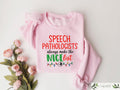 Speech Therapist Christmas Sweatshirt Christmas SLP Shirt Retro Santa Speech Therapy Tshirt SLP Christmas Gifts SLP Squad Xmas Sweater Sweatshirt – Fan Favorite · Top Pick For Any Outfit