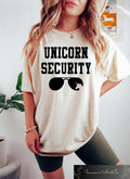Unicorn Security Shirt Unicorn Dad Shirt Father Of A Birthday Girl Fathers Day Shirt Dad Gift From His Daughter Birthday Girl Shirts Graphic Tee – Soft Feel · Must-Have Style